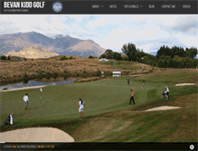 Tablet Screenshot of bevankiddgolf.com